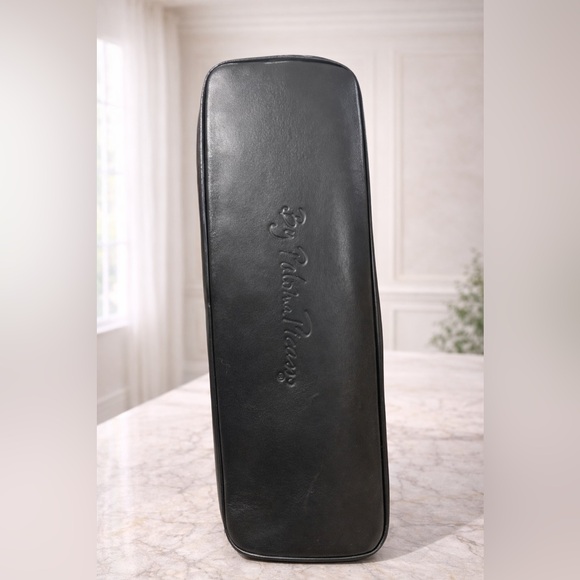 Paloma Picasso Black Shoulder Bag with Gold Accents - Single or double strap - Picture 4 of 5